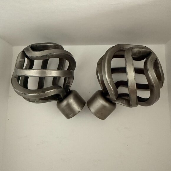 IKEA - vintage metal finials - set of 2 - Picture 2 of 4